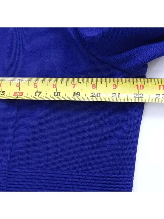 Vintage Misook Purple Open Front Knit Caridgan Blazer Jacket Size XL 90s Y2K - Picture 8 of 12